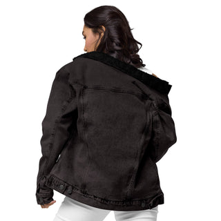 Unisex denim sherpa jacket - *This is not legal advice