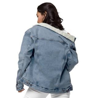 Unisex denim sherpa jacket - *This is not legal advice