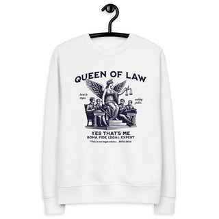 Queen of Law Unisex eco sweatshirt