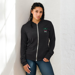 This is not Clear and Convincing Unisex zip hoodie