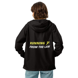 Running From the Law Unisex lightweight zip up windbreaker