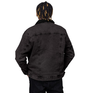 Mistakes Were Made Unisex denim sherpa jacket