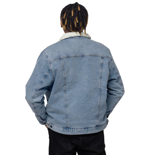 Mistakes Were Made Unisex denim sherpa jacket