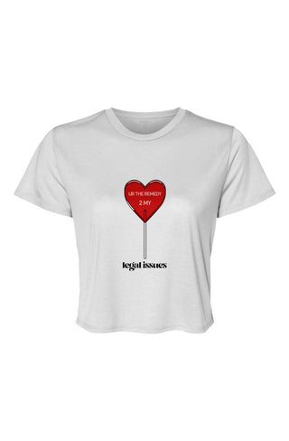 UR The Remedy 2 My Legal Issues Women’s Flowy Cropped Tee - *This is not legal advice