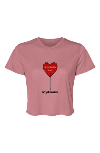 UR The Remedy 2 My Legal Issues Women’s Flowy Cropped Tee - *This is not legal advice