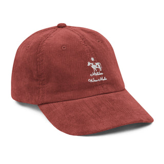 Mistakes Were Made Vintage corduroy cap