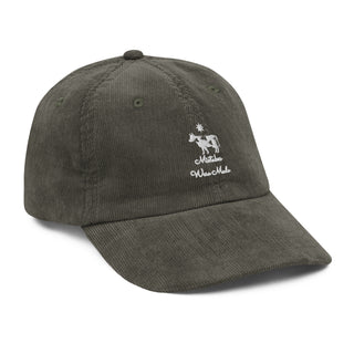 Mistakes Were Made Vintage corduroy cap