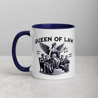 Queen of Law Mug with Color Inside