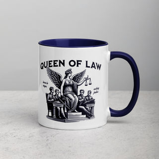 Queen of Law Mug with Color Inside