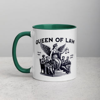 Queen of Law Mug with Color Inside