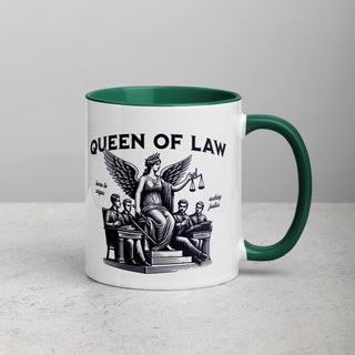 Queen of Law Mug with Color Inside