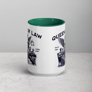 Queen of Law Mug with Color Inside