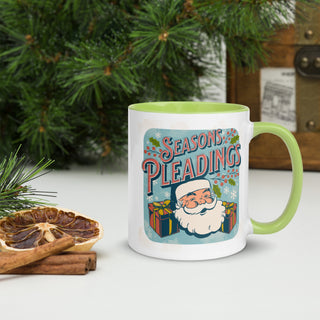 Seasons Pleadings Mug with Color Inside