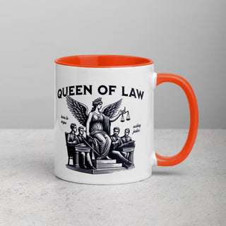 Queen of Law Mug with Color Inside