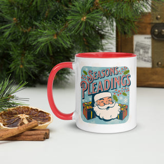 Seasons Pleadings Mug with Color Inside