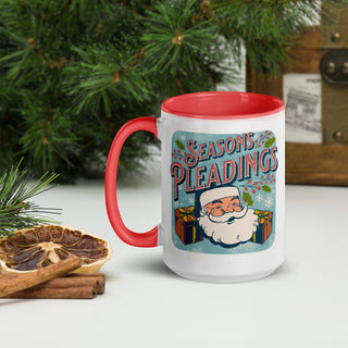 Seasons Pleadings Mug with Color Inside