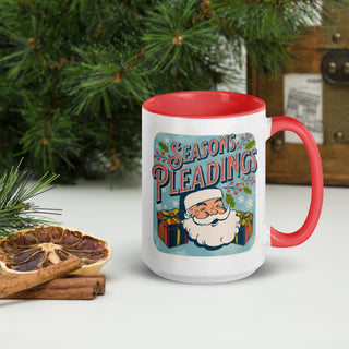 Seasons Pleadings Mug with Color Inside