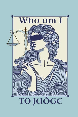 Who am I to Judge Planner Notebook - *This is not legal advice