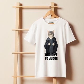 Who am I to Judge Unisex organic mid - light t-shirt - *This is not legal advice