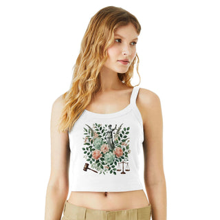 Women in Law Women's Micro Ribbed Scoop Tank - *This is not legal advice