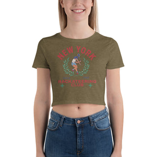 New York Racketeering Club Women’s Crop Tee