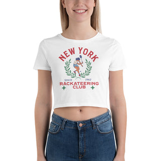 New York Racketeering Club Women’s Crop Tee