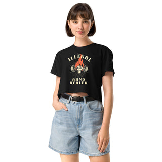 Illegal Arms Dealer Women’s crop top