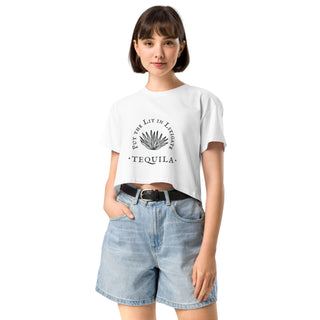 Lit in Litigate Women’s crop top