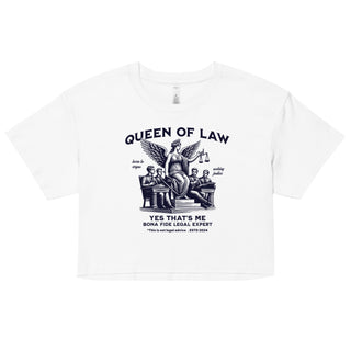 Queen of Law Women’s crop top