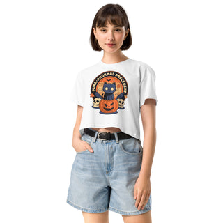 Purr-Anormal Precedent Women’s crop top