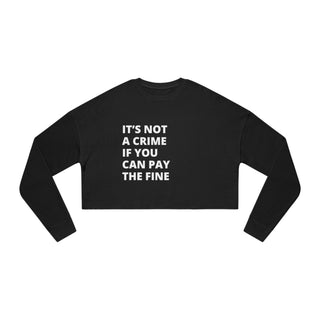Women's Cropped Sweatshirt - *This is not legal advice