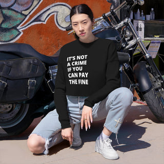 Women's Cropped Sweatshirt - *This is not legal advice