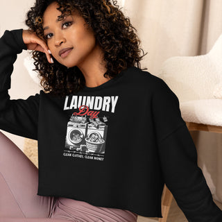 Laundry Day Crop Sweatshirt