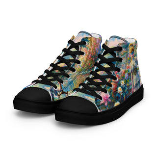 Justice in Bloom Women’s high top canvas shoes