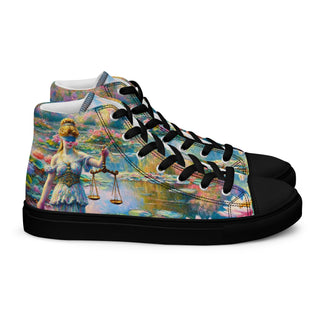 Justice in Bloom Women’s high top canvas shoes