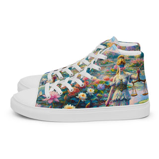 Justice in Bloom Women’s high top canvas shoes