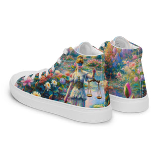 Justice in Bloom Women’s high top canvas shoes