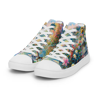 Justice in Bloom Women’s high top canvas shoes