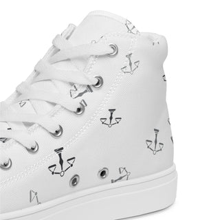 Scales of Justice Women’s high top canvas shoes