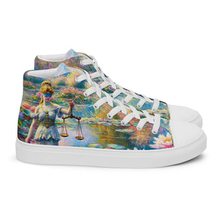 Justice in Bloom Women’s high top canvas shoes