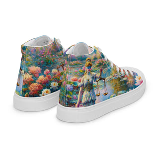 Justice in Bloom Women’s high top canvas shoes