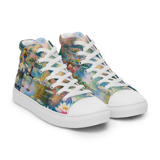 Justice in Bloom Women’s high top canvas shoes