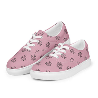 Scales of Justice Women’s lace-up canvas shoes