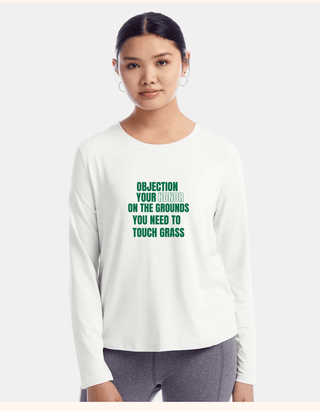 Your Honor Champion Ladies' Cutout Long Sleeve T-Shirt - *This is not legal advice