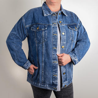 Your Honor Oversized Denim Jacket - *This is not legal advice