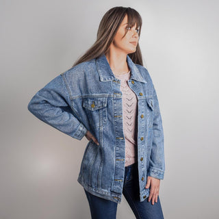Your Honor Oversized Denim Jacket - *This is not legal advice