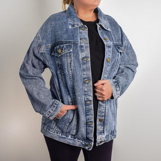 Your Honor Oversized Denim Jacket - *This is not legal advice